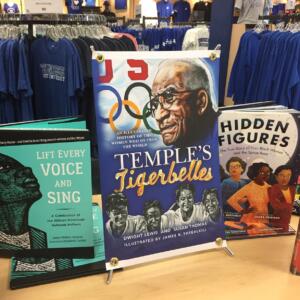 Book display at TSU Bookstore